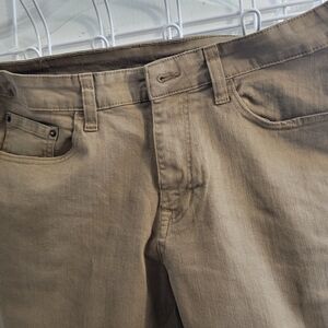 Izod Relaxed Fit Khaki Trousers